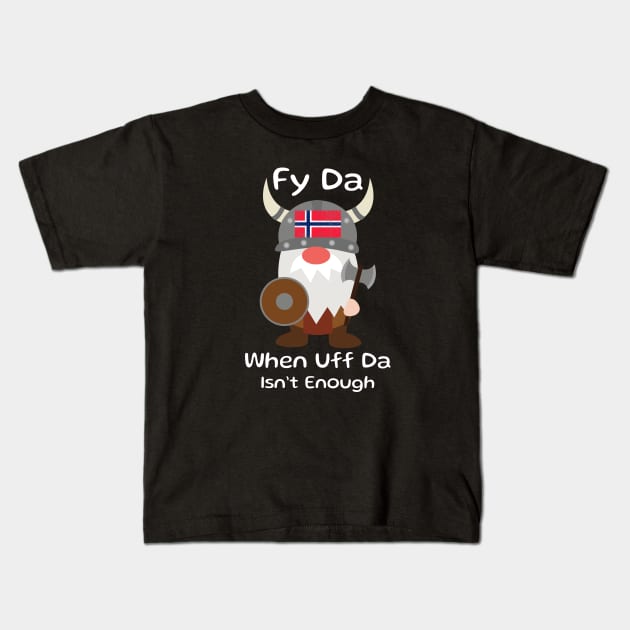 Norway Viking Shirt Kids T-Shirt by VikingHeart Designs